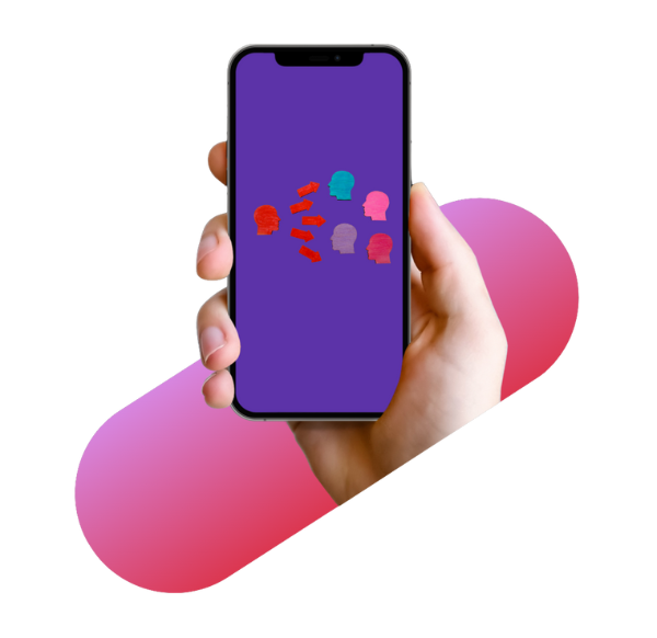 hand die een smartphone vasthoudt