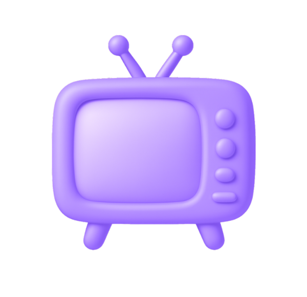 purple TV icon