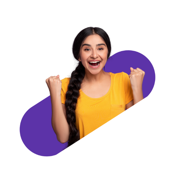 happy smiling woman
