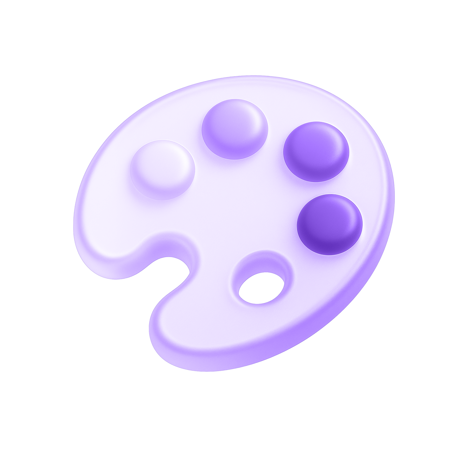 creativity painting purple icon
